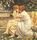 Albert Moore Idyll painting